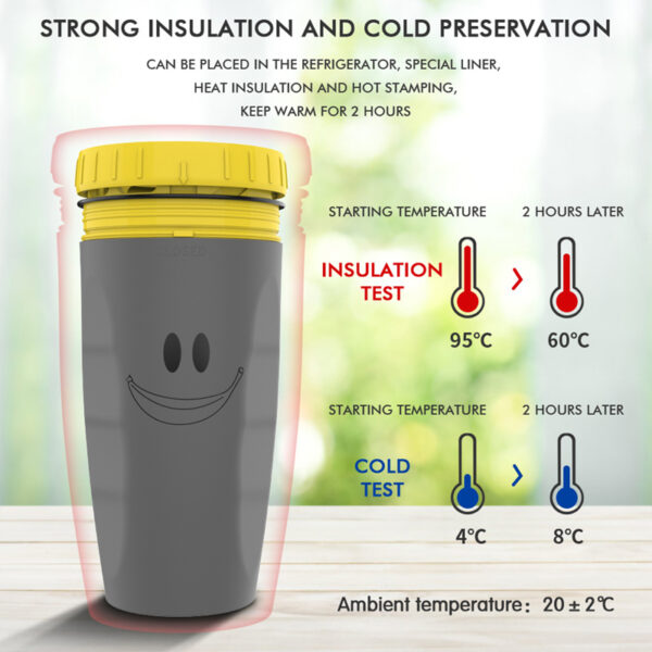 Double insulation keeps drinks perfect for kids and adults