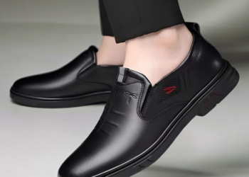 Men’s Casual Leather Shoes Slip-on Soft Sole Soft Leather