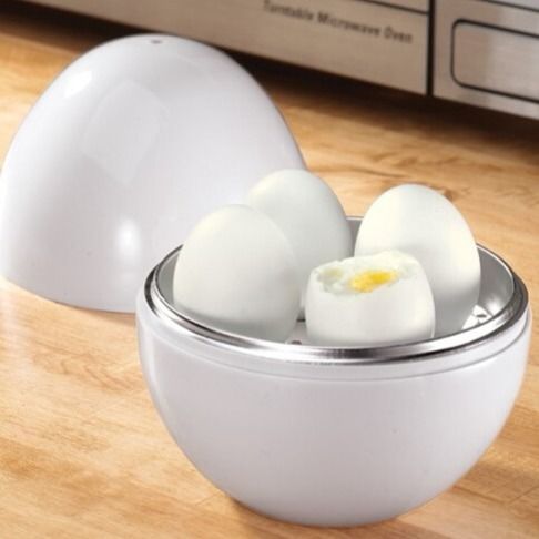 4 Eggs Microwave Steamer Boiler Cooker in Quick 5 Minutes