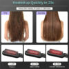 2in1 Hair Straightener Hot Comb Curling Tong Dual-purpose