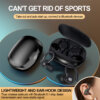 Sports Wireless Bluetooth Earphones Headphones Ear Hook Running Bass Earbuds