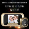 2.8 Inch Infrared Night Vision Camera Video Intelligent Electronic Peephole Visual Peephole Doorbell