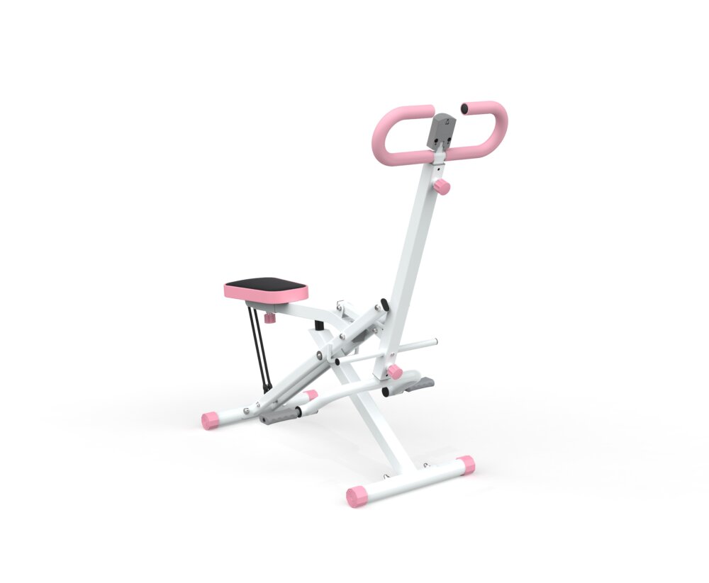 Squat Machine For Home, Assist Trainer For Glutes Workout Foldable With Resistance Bands, For Botty Glutes Butt Thighs, Ab Back Leg Press Hip Thrust For Home Gym Fitness