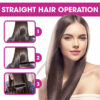 2in1 Hair Straightener Hot Comb Curling Tong Dual-purpose