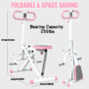 Squat Machine For Home, Assist Trainer For Glutes Workout Foldable With Resistance Bands, For Botty Glutes Butt Thighs, Ab Back Leg Press Hip Thrust For Home Gym Fitness